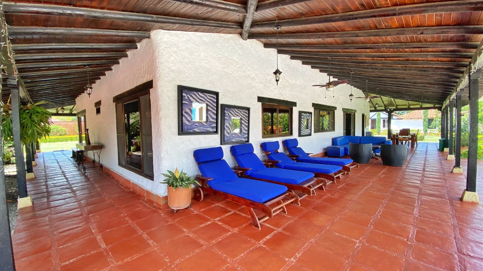 Terraza cubierta